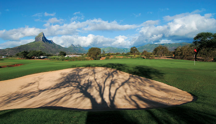 Lang fallen die Schatten auf den neuen Tamarina Golf Course.