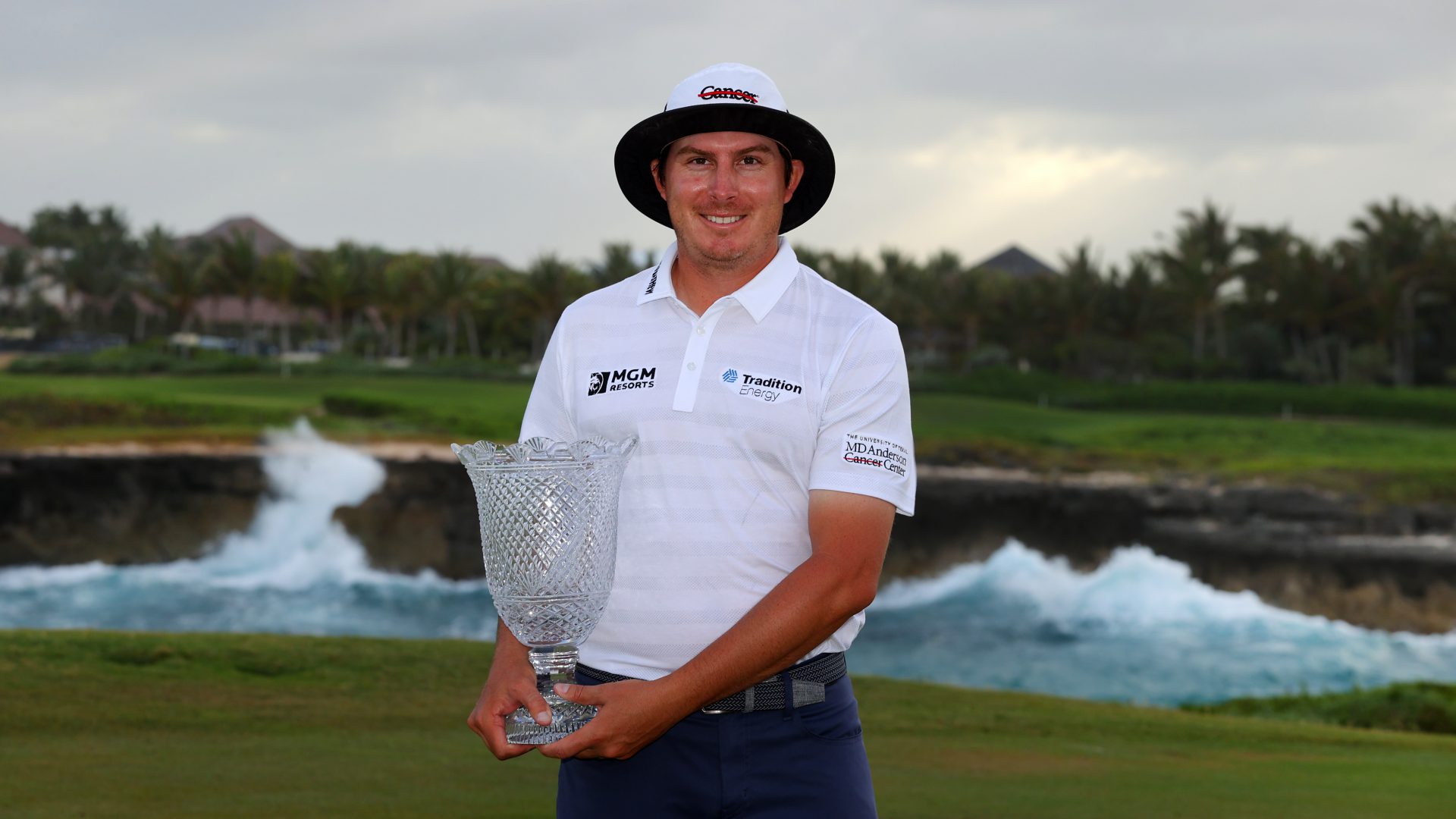 Joel Dahmen bei seinem bislang einzigen Sieg auf der PGA Tour in Puntacana