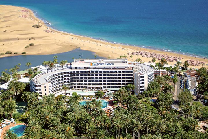 Das Seaside Palm Beach an den Dünen von Maspalomas im Süden von Gran Canaria