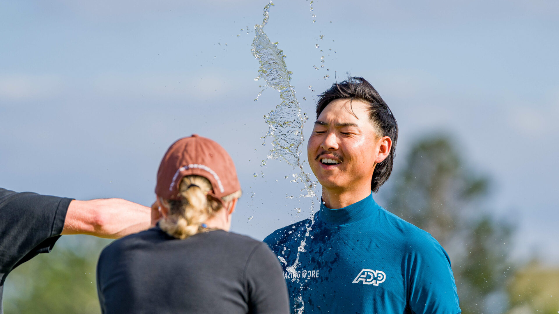 BRISBANE, AUSTRALIA - NOVEMBER 26: Min Woo Lee of Australia celebrates victory on the 18th green during day four of the 2023 Australian PGA Championship at Royal Queensland Golf Club on November 26, 2023 in Brisbane, Australia. (Photo by Andy Cheung/Getty Images) tour news