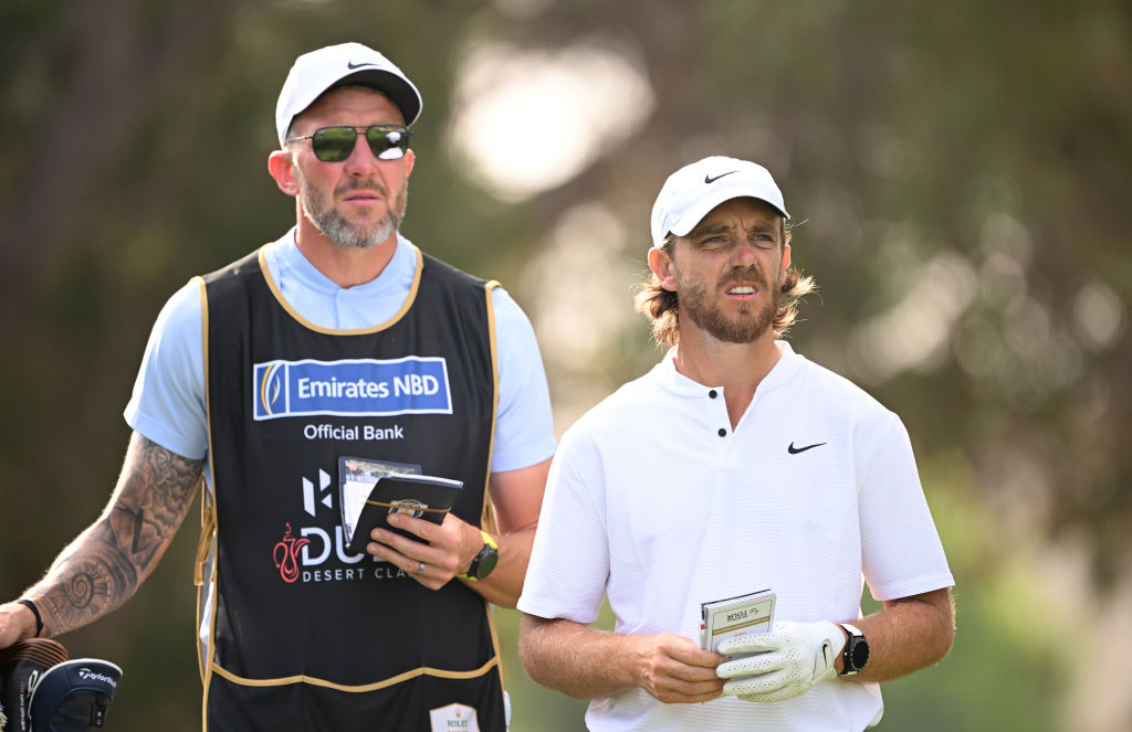 Tommy Fleetwood mit seinem Stamm-Caddie Ian Finnis