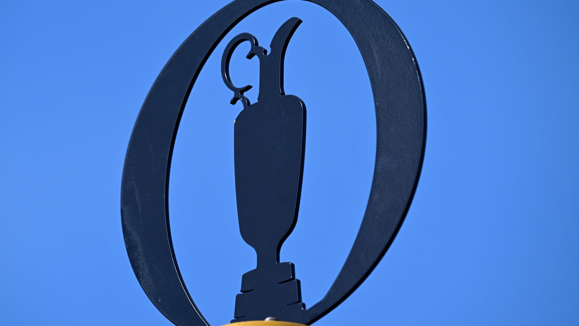 TROON, SCOTLAND - JULY 16: Event signage on course during a practice round prior to The 152nd Open championship at Royal Troon on July 16, 2024 in Troon, Scotland. (Photo by Stuart Franklin/R&A/R&A via Getty Images)