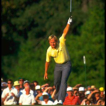 Legendär: Jack Nicklaus bei seinem Masters-Sieg 1986