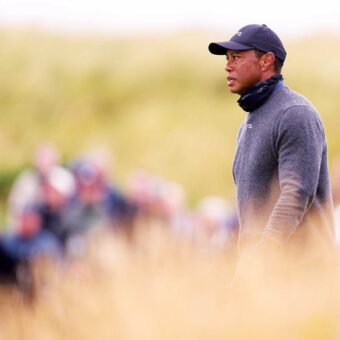 Tiger Woods bei der Open Championship 2024