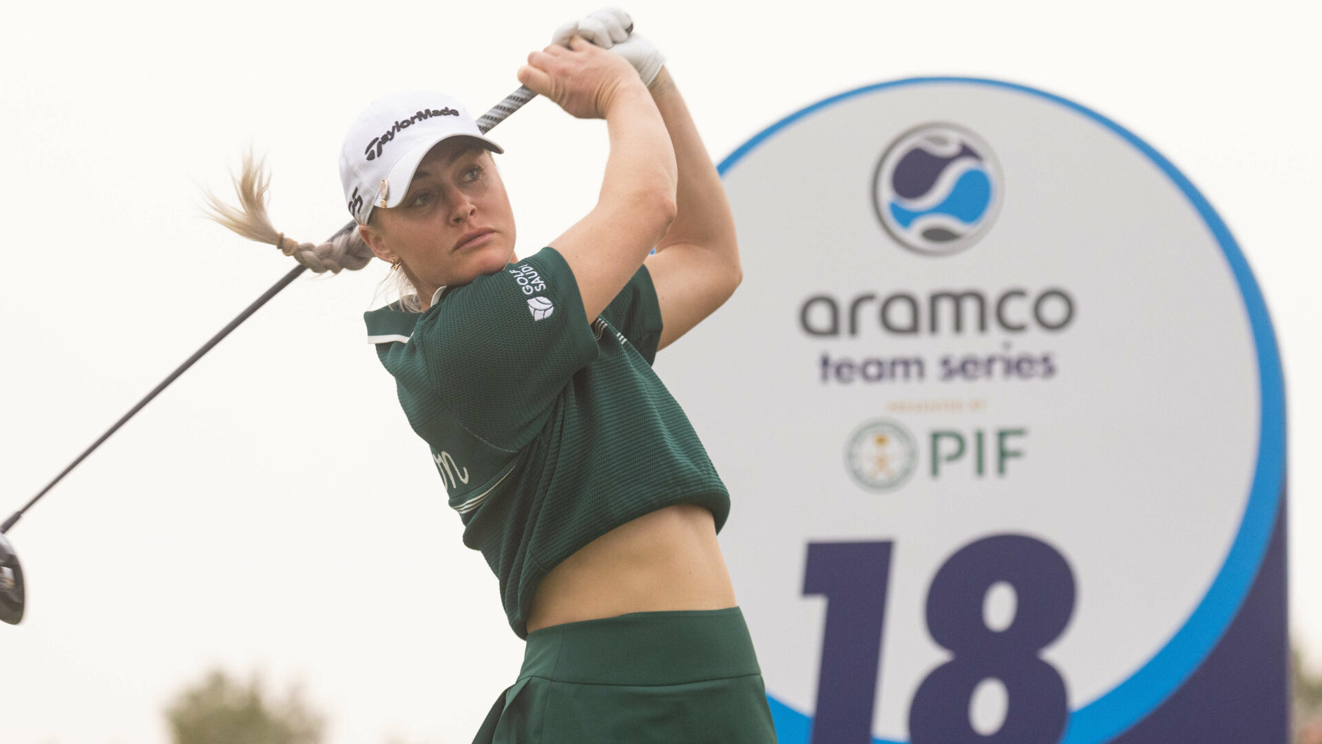 aramco team series 2024, 1. runde. Riyadh gc, charley hull