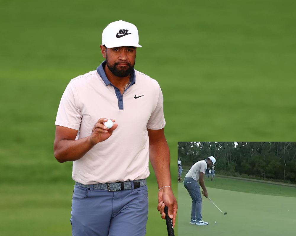 Kurioser Schlag von Tony Finau