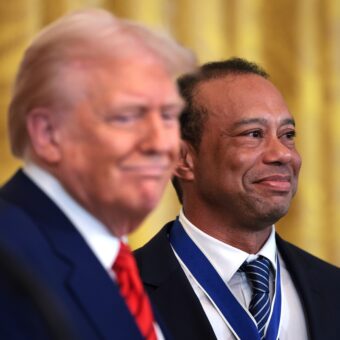 Donald Trump und Tiger Woods